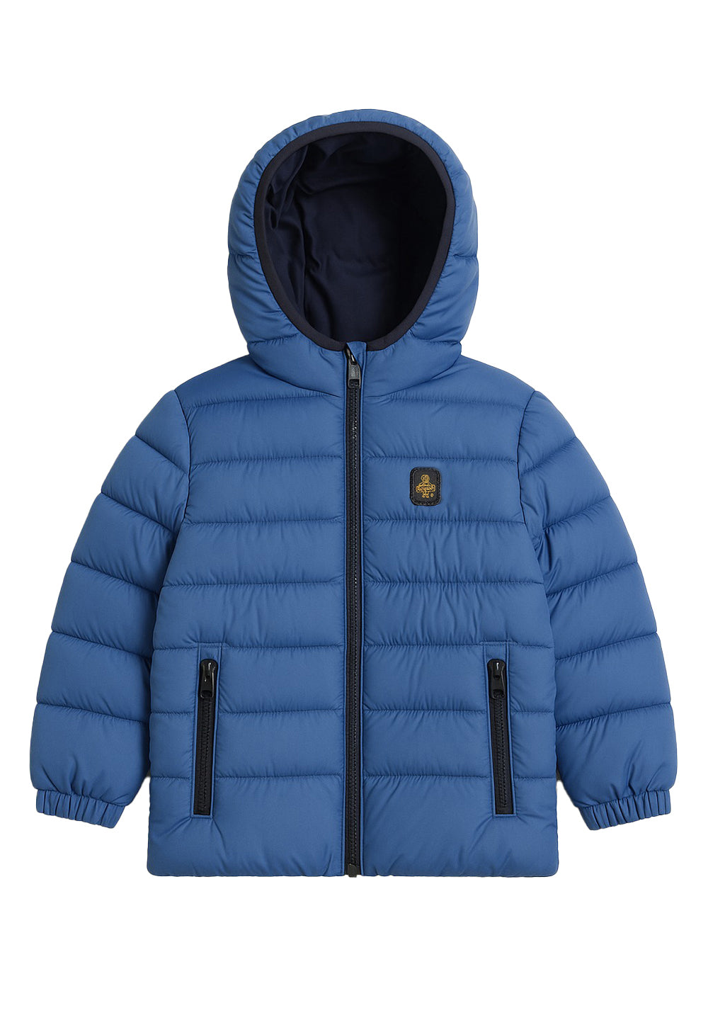 Chaqueta reversible azul para bebé