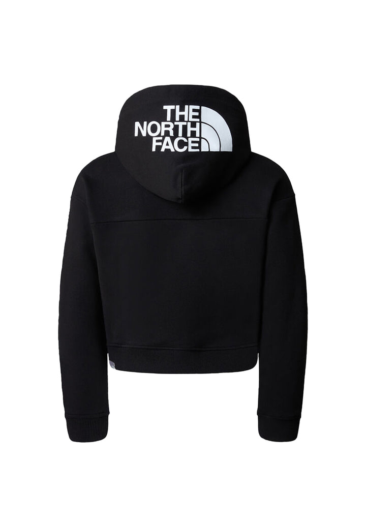 Sweat à capuche noir pour fille