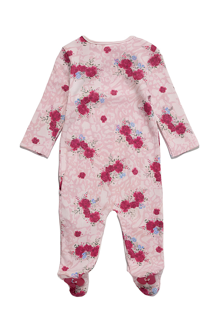 Barboteuse rose pour bébé fille