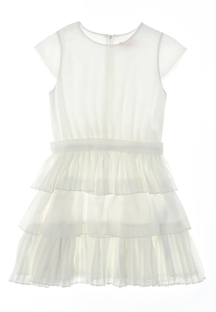 White tulle dress for girl