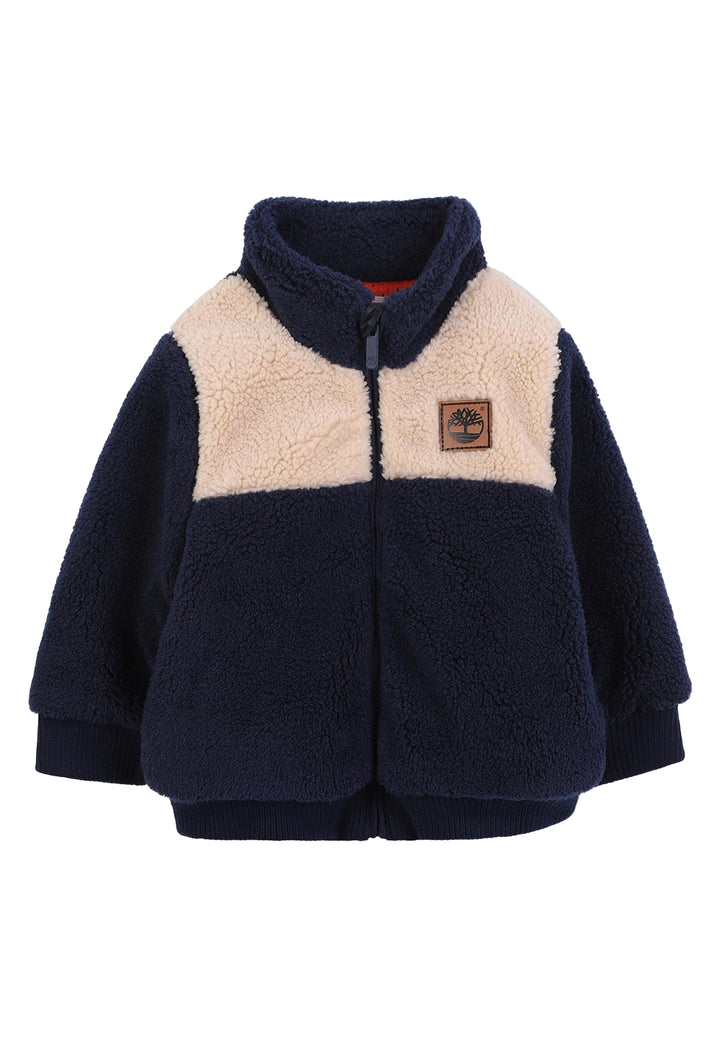 Chaqueta azul para recién nacido