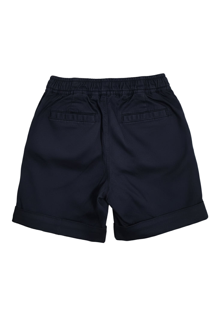 Navy blue Bermuda shorts for baby boy