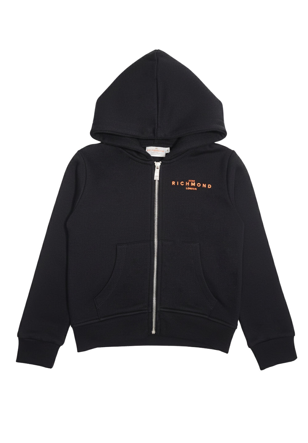 Black zip-up hoodie for baby