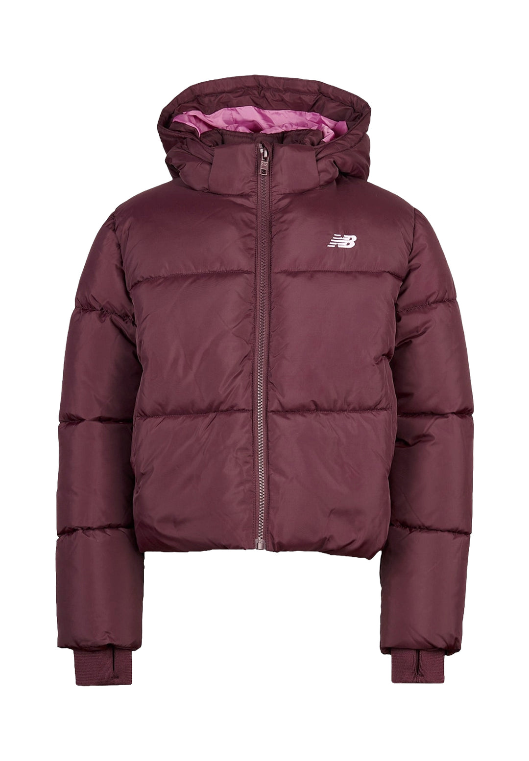 Bordeauxrote Jacke für Mädchen