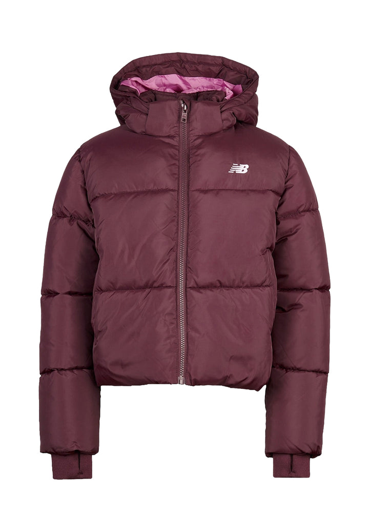 Bordeauxrote Jacke für Mädchen