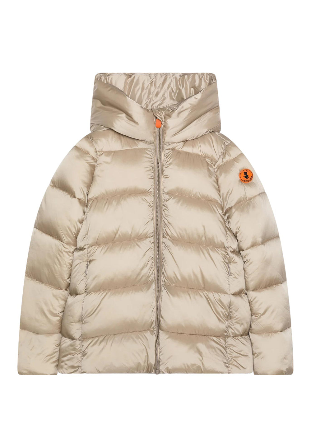 Chaqueta beige para niña