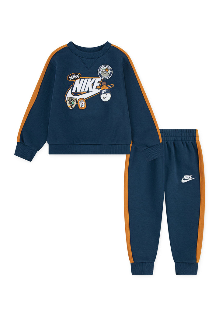 Blaues Sweatshirt-Set für Kinder