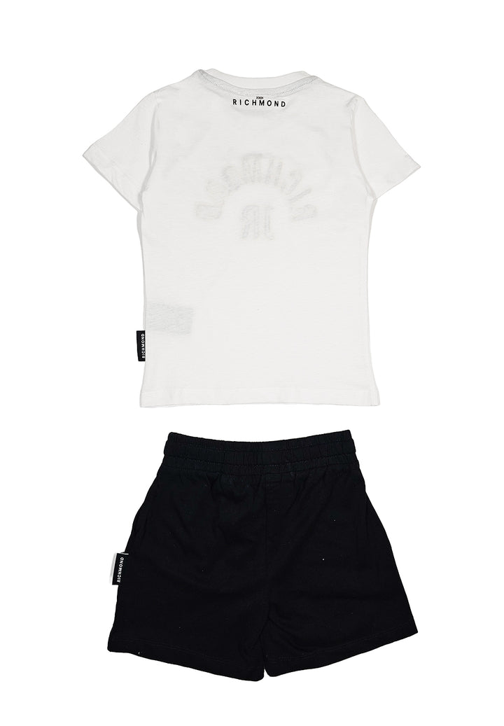 Completo bianco-nero per bambino - Primamoda kids