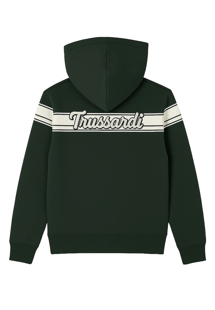Sweat à capuche vert pour nouveau-nés