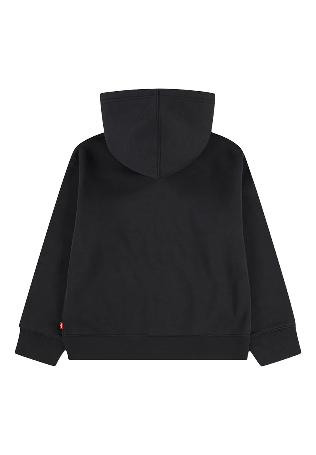 Sudadera negra con cremallera para niño