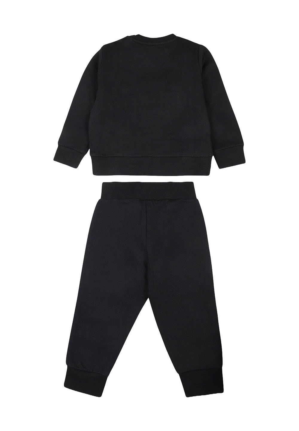 Conjunto de sudadera negro para niño