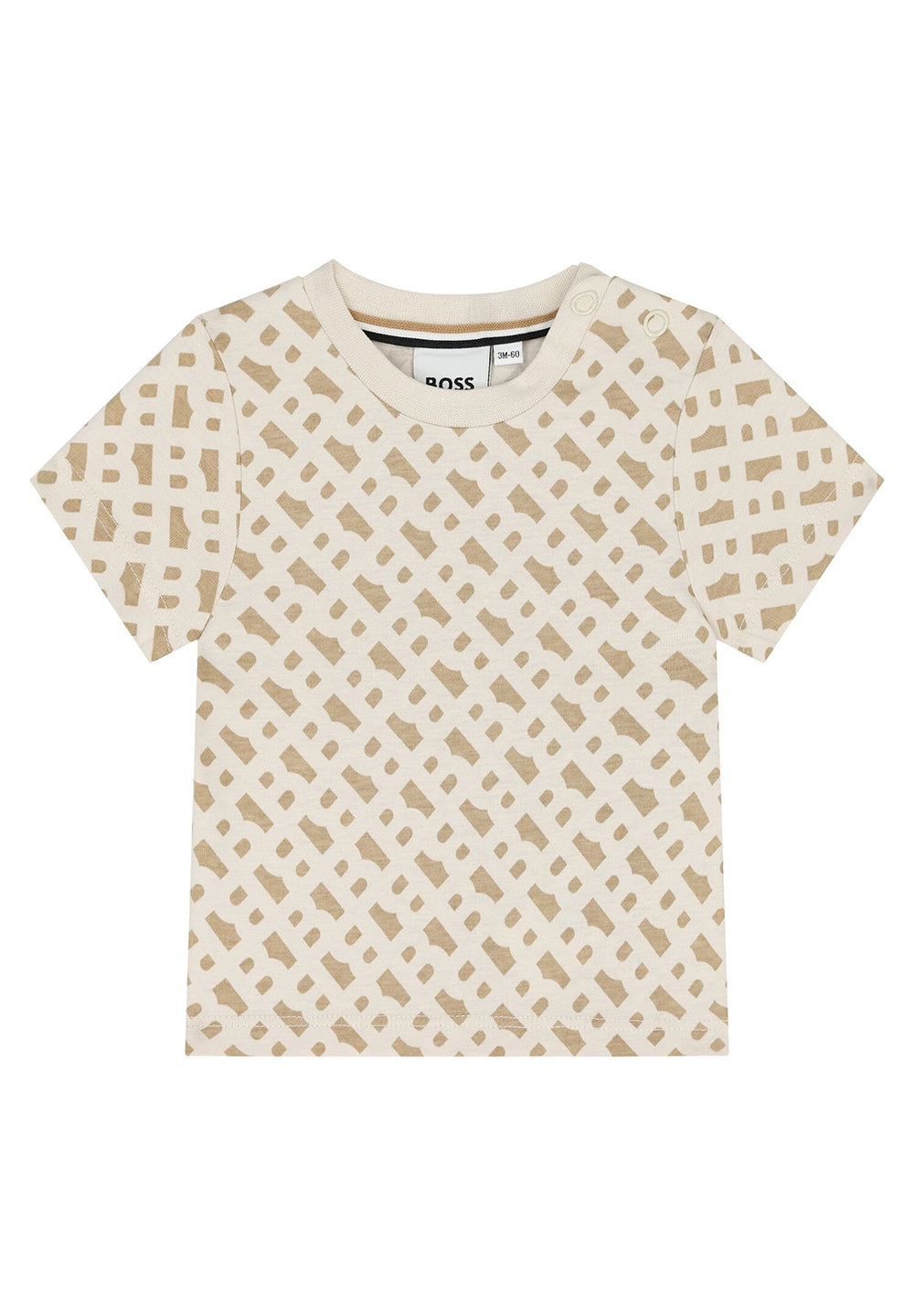 Sand-colored baby t-shirt