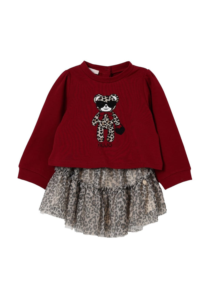 Red spotted outfit for baby girl