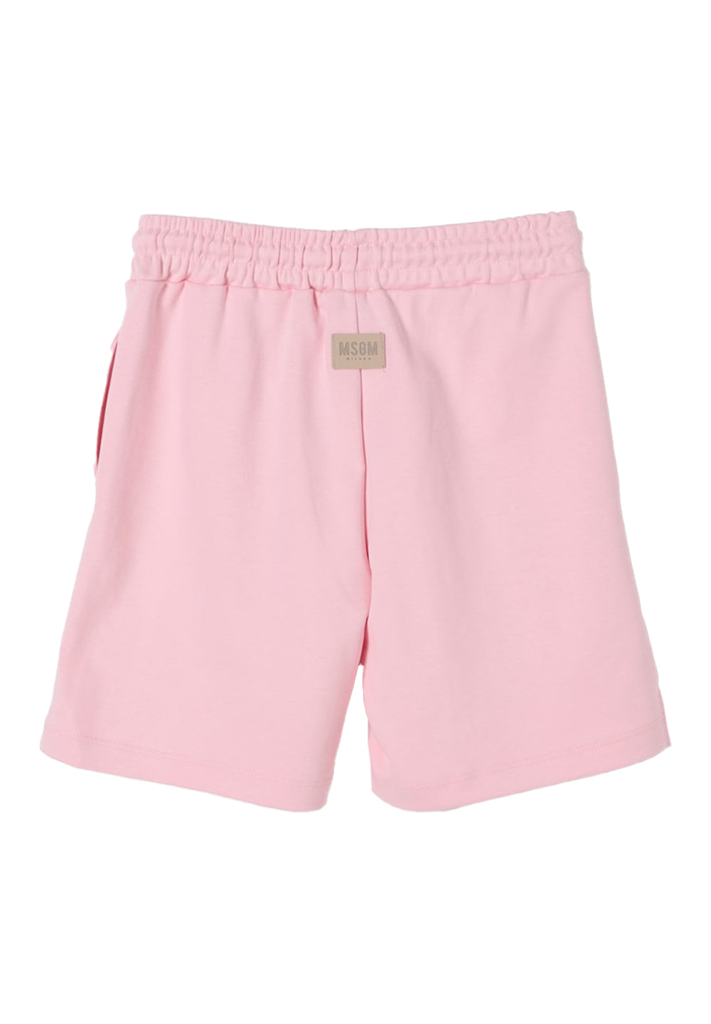 Pink sweatshirt shorts for baby girl