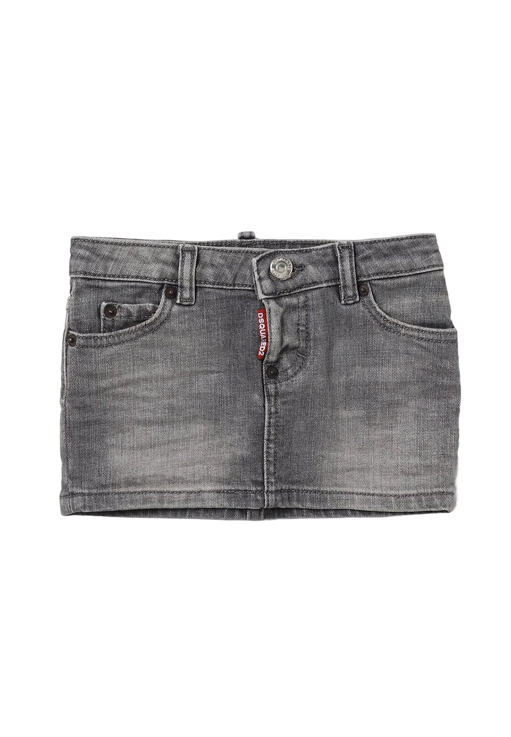 Short en jean gris pour fille
