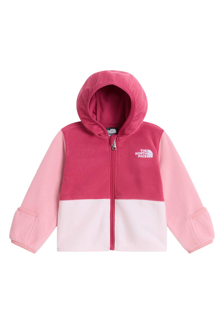 Pink fleece jacket for baby girl