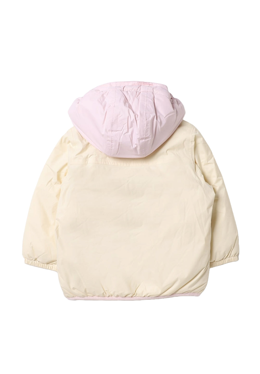 Cream and pink baby girl jacket