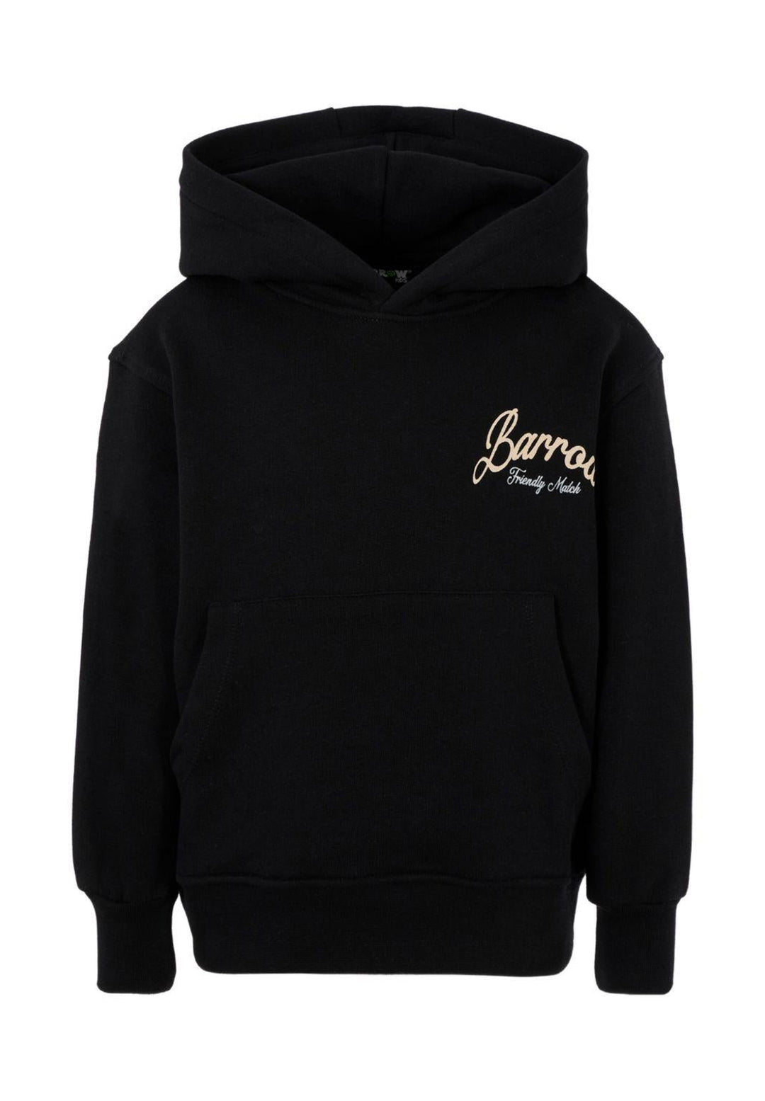 Schwarzer Unisex-Kapuzenpullover