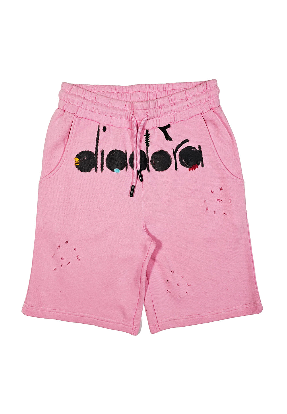 Bermuda felpa rosa per bambina - Primamoda kids