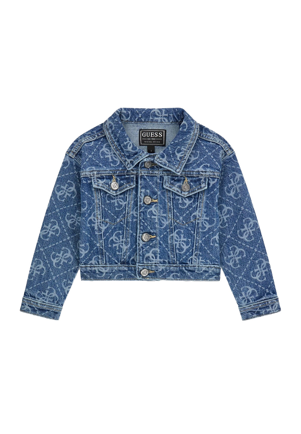 Baby girl's blue denim jacket