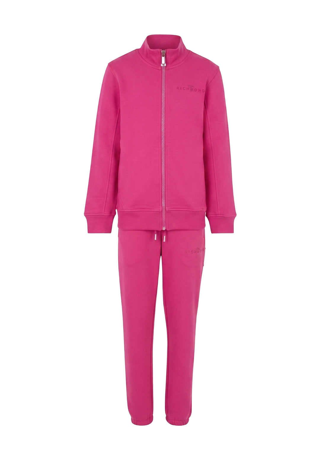 Conjunto de sudadera fucsia para niña