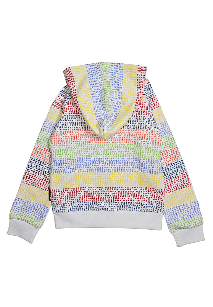 Sweat-shirt zippé multicolore pour nouveau-né
