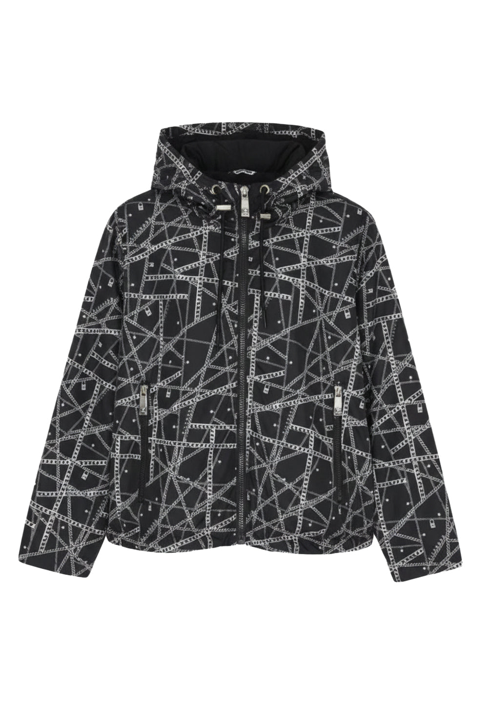 Reversible black jacket for boy