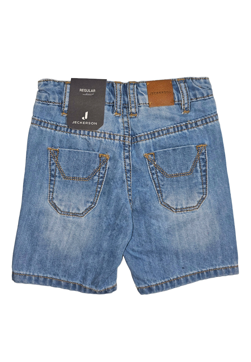 Blue denim shorts for baby boy