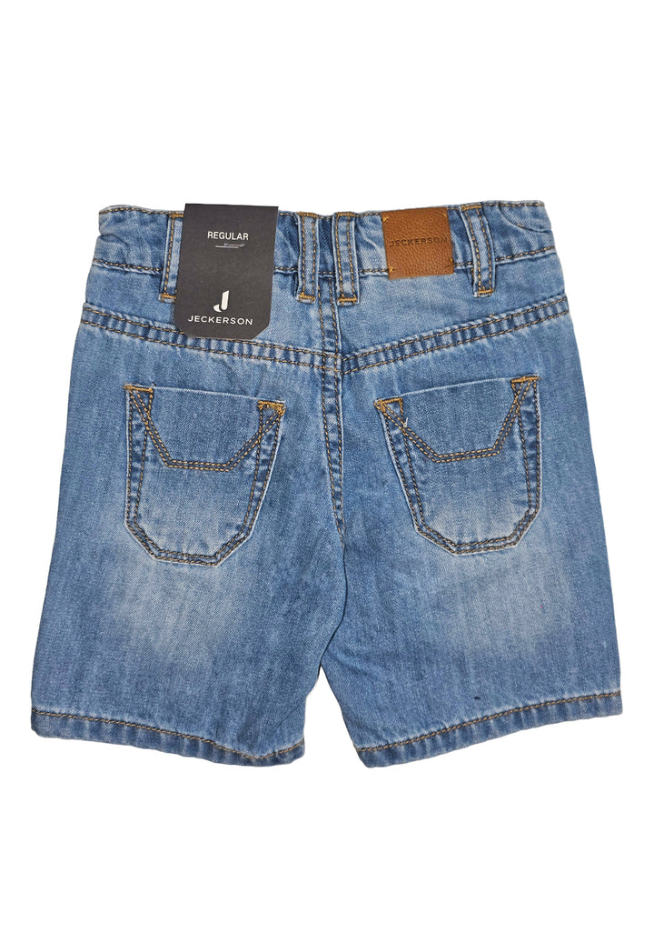 Blue denim shorts for baby boy