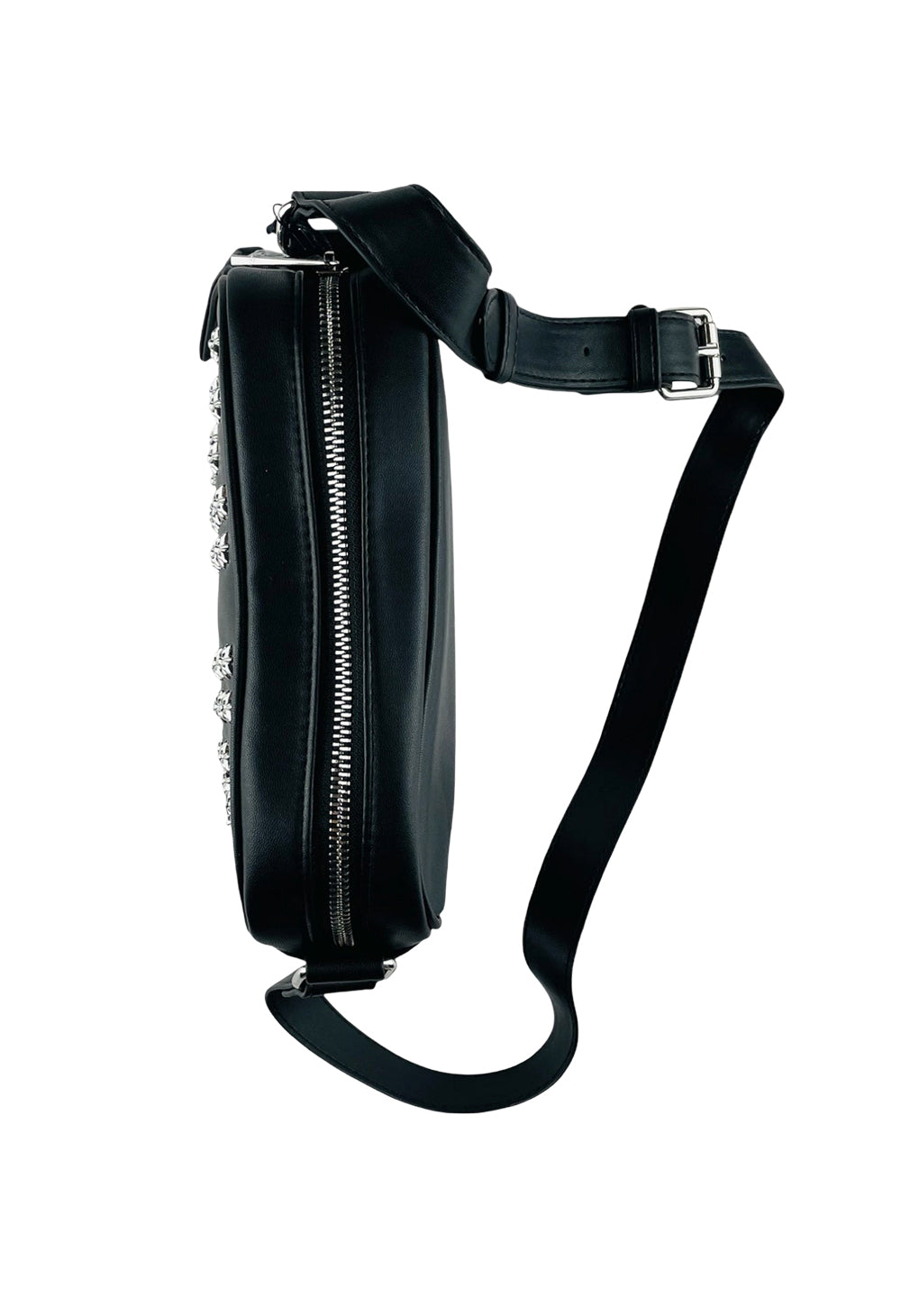 Bolso de piel sintética negro para niña