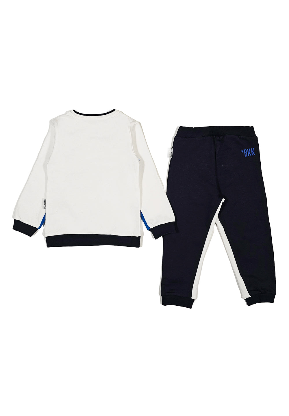 White and blue tracksuit for boys