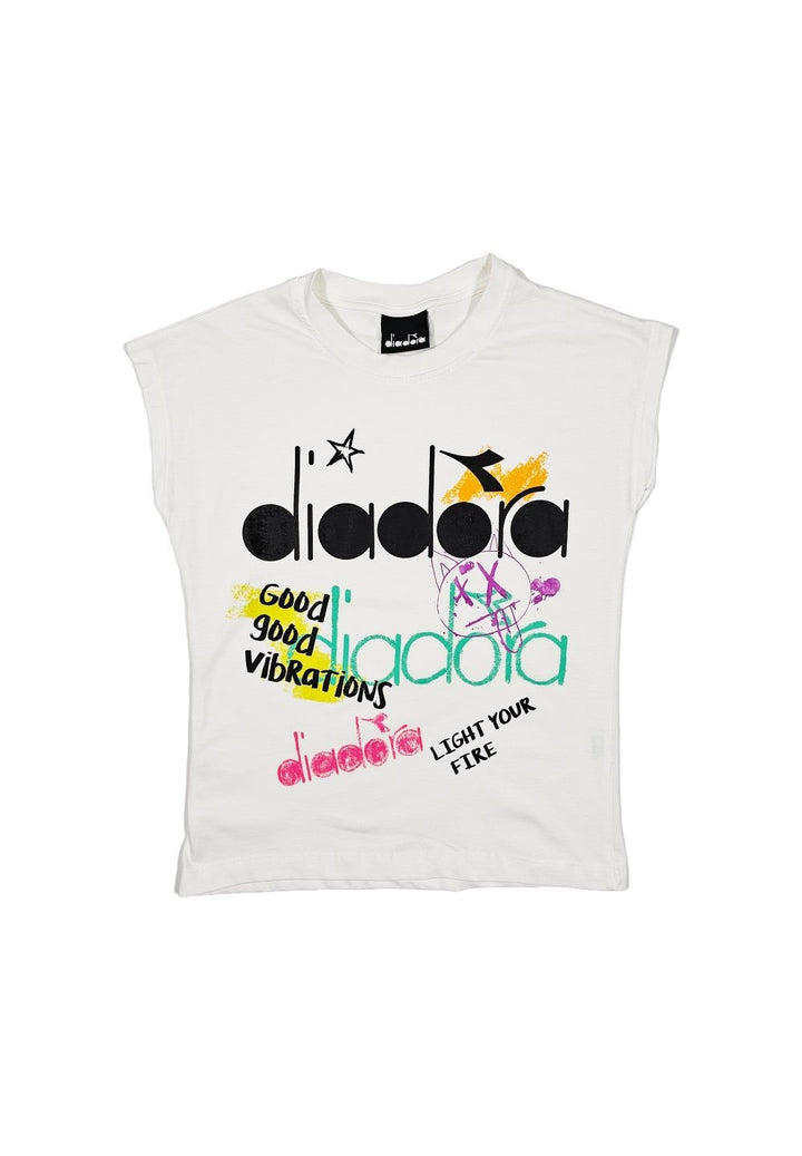 T-shirt blanc pour fille