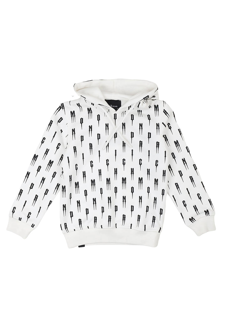 Sweat à capuche blanc pour enfants