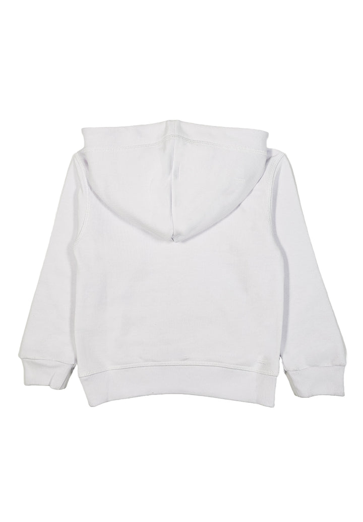 White hooded sweatshirt for kids