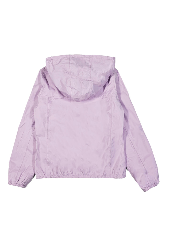 Chaqueta reversible lila-violeta para niña