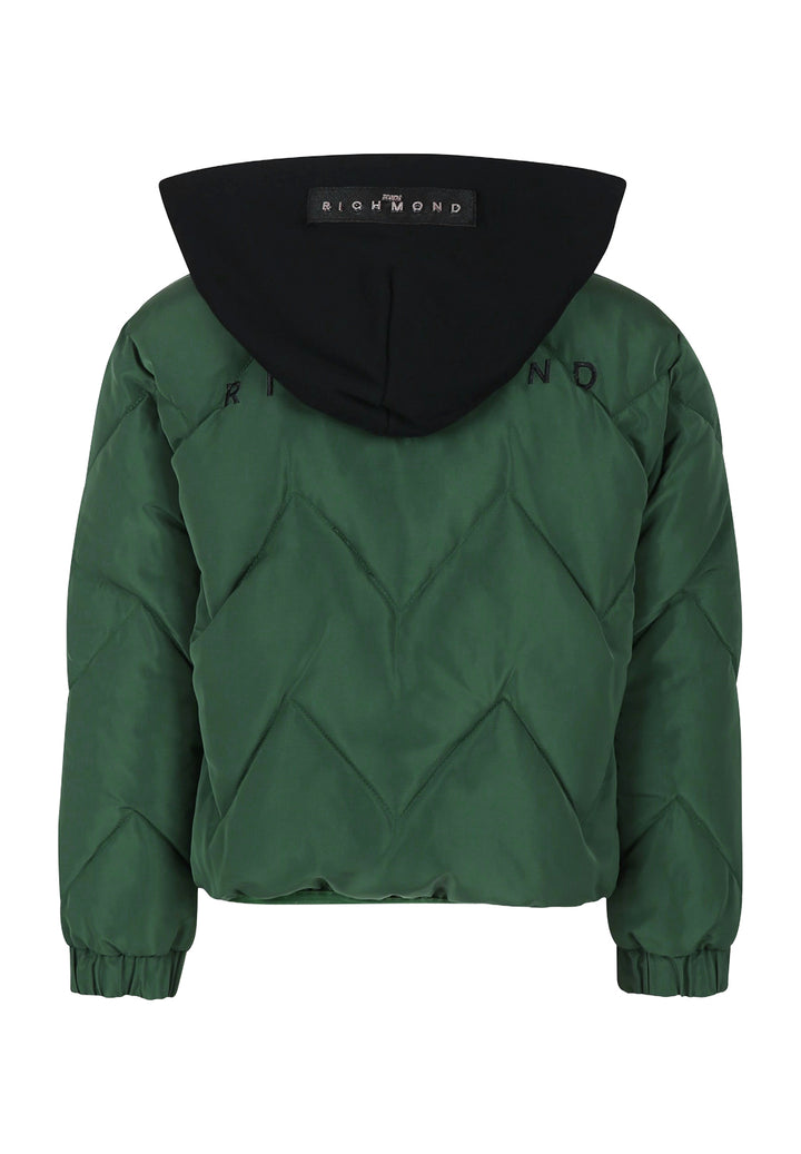 Green jacket for a boy