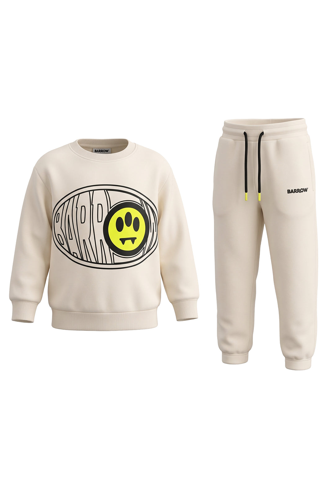 Unisex cream tracksuit