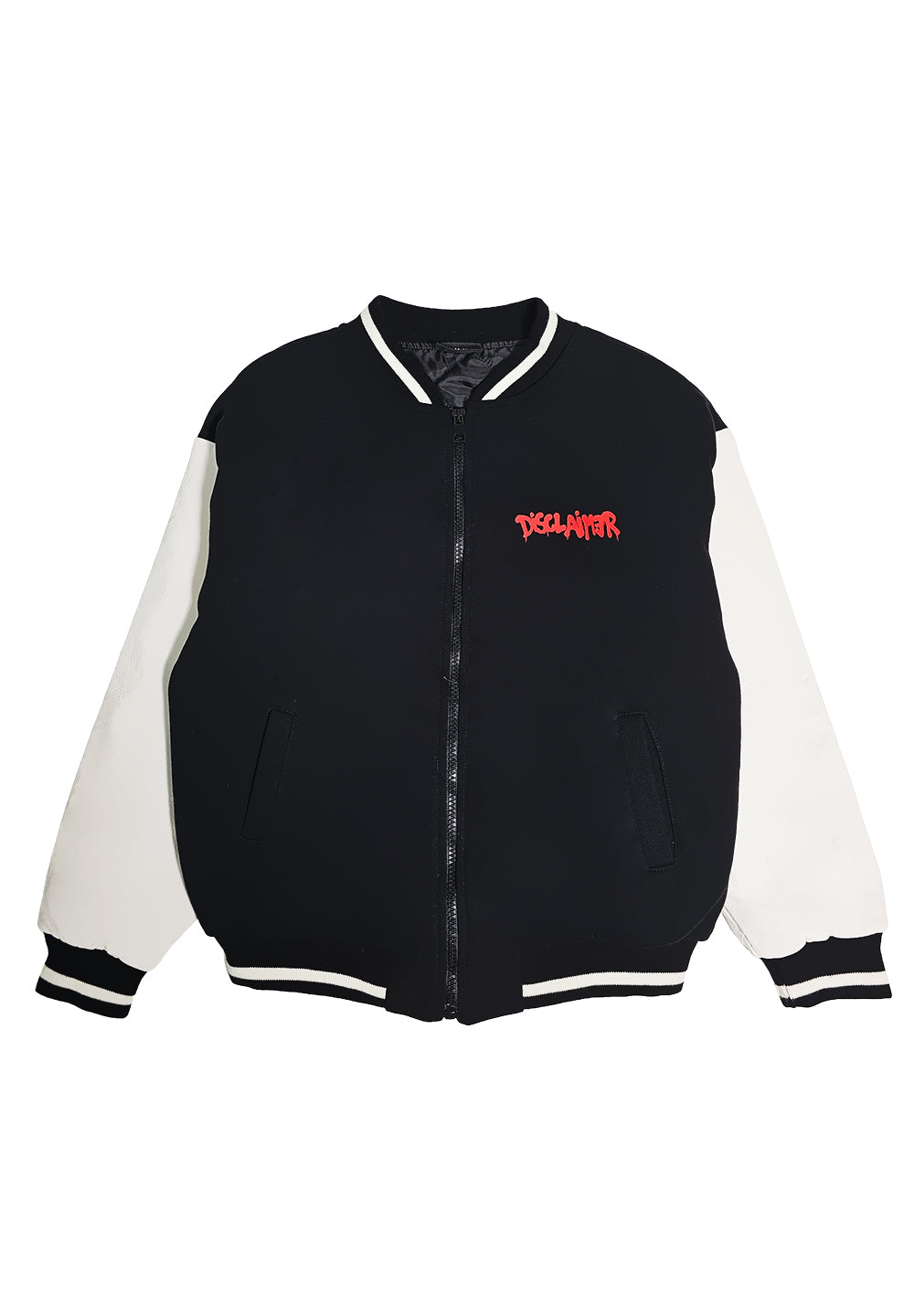 Chaqueta estilo universitario negra para niño