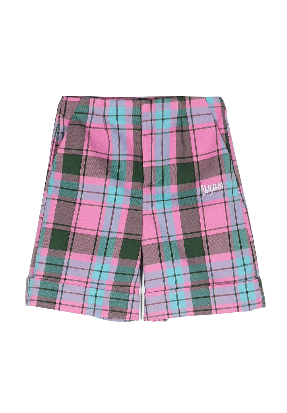 Mehrfarbige Bermudashorts für Mädchen