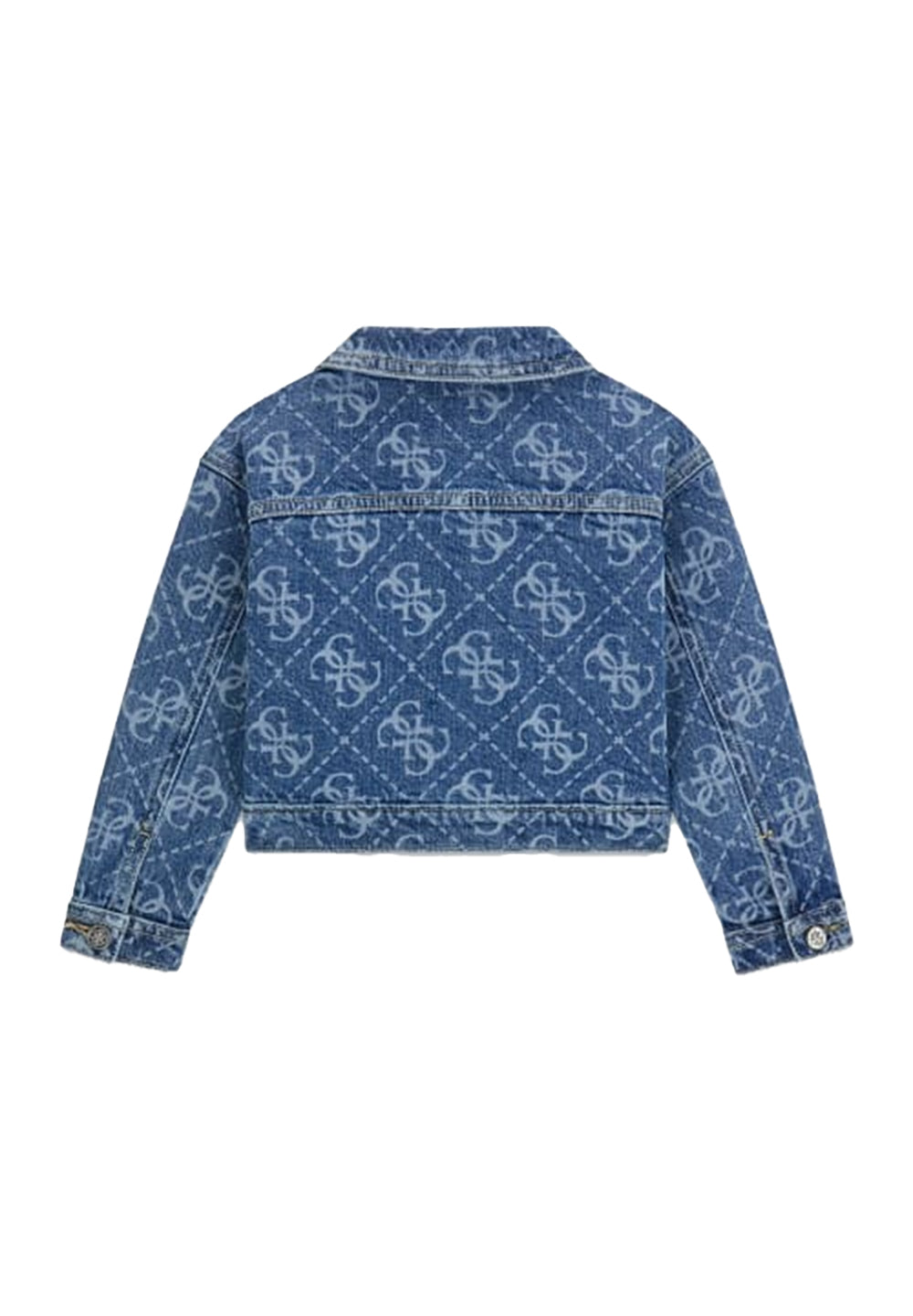 Chaqueta vaquera azul para niña