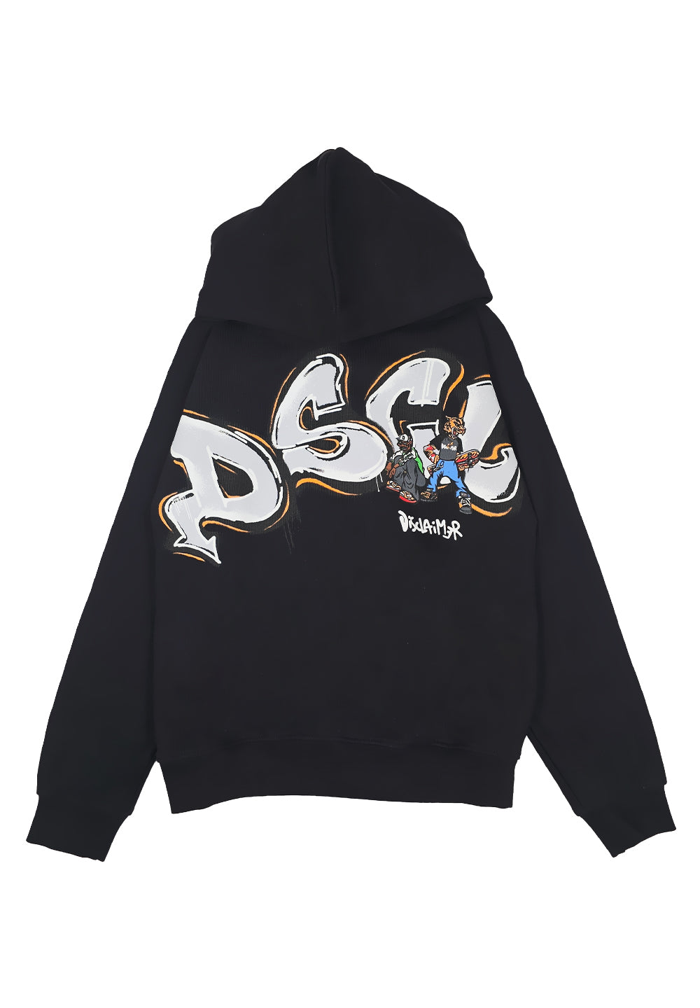 Sudadera con capucha negra para niño