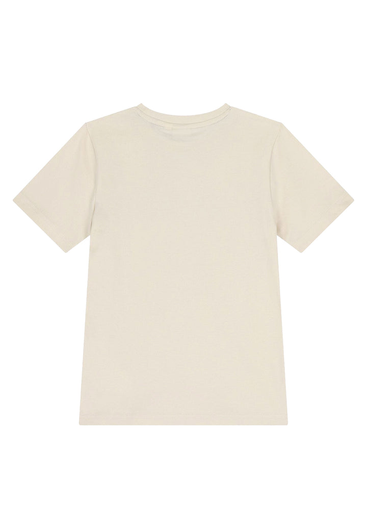 Beige T-shirt for boys