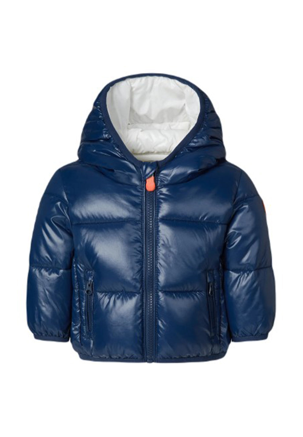 Blaue Jacke für Neugeborene