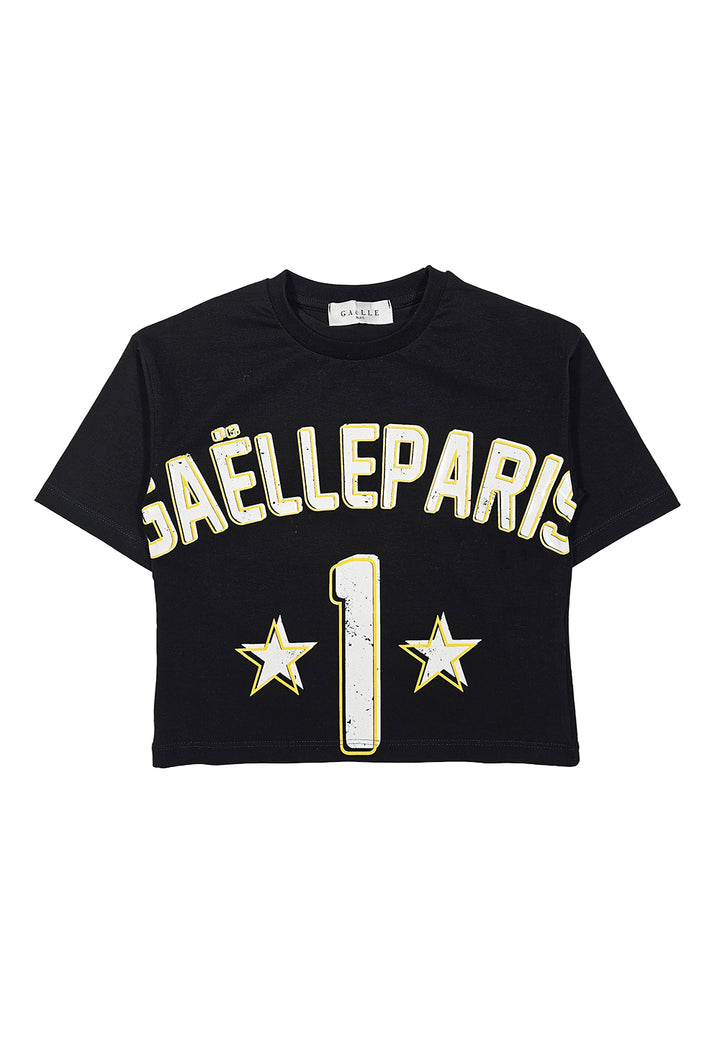 T-shirt nera per bambina - Primamoda kids