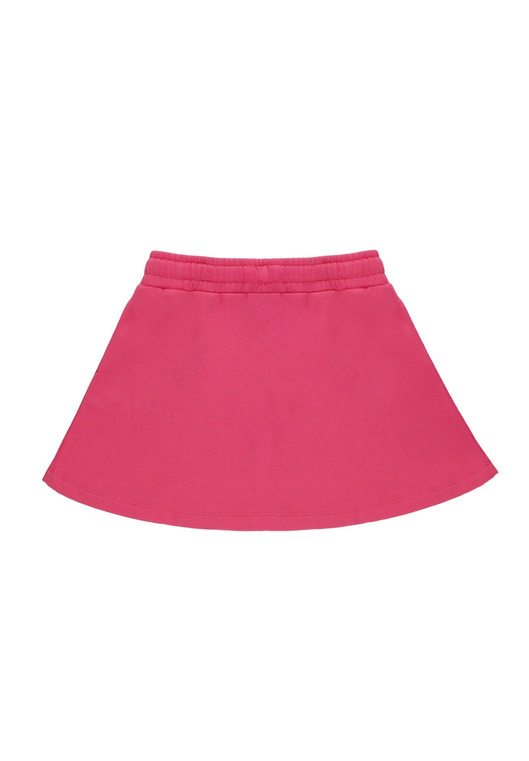Falda de felpa fucsia para niña