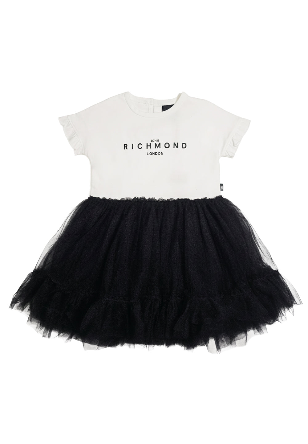 Vestido blanco y negro para bebé