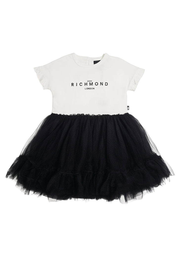 Vestido blanco y negro para bebé