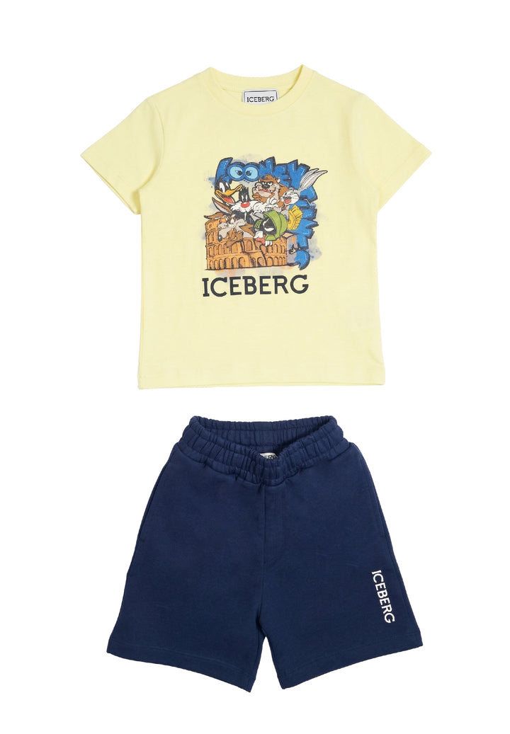 Conjunto lima-azul para niño
