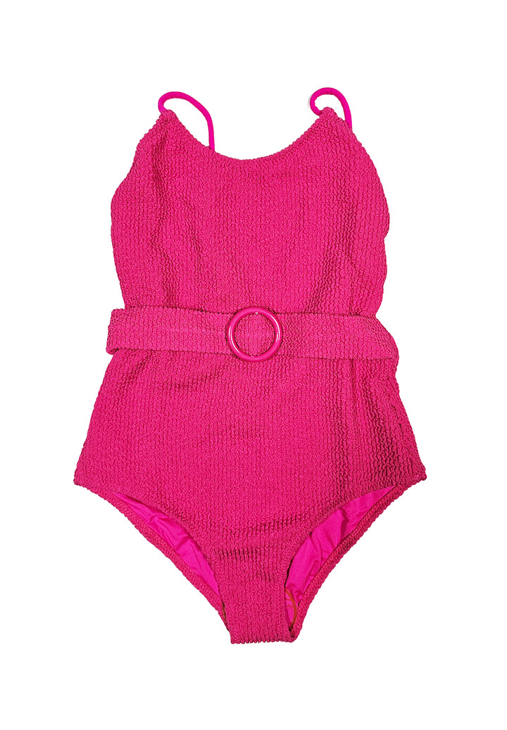 Costume monokini fuxia per bambina - Primamoda kids