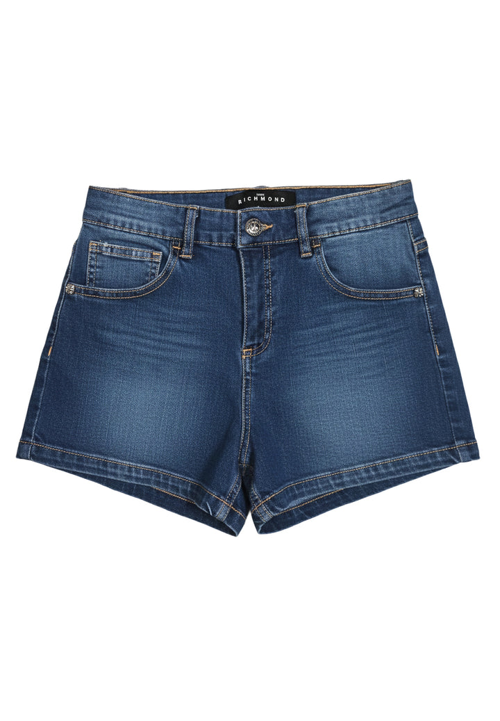 Blue denim shorts for girls
